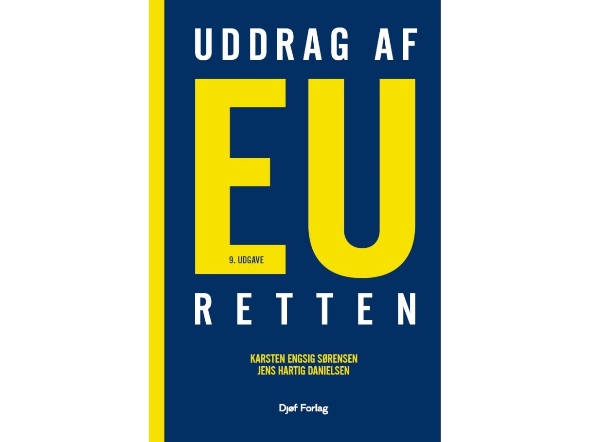 Auszug Vom Eu Gerichtshof | Jens Hartig Danielsenkarsten Engsig Sörensen | Sprache: Dänish