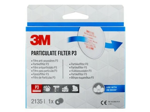 3M Highland 2135Pro1, Partikelfilter, 1 Stk, P3, Half Facepiece Reusable Respirators 6000 Series