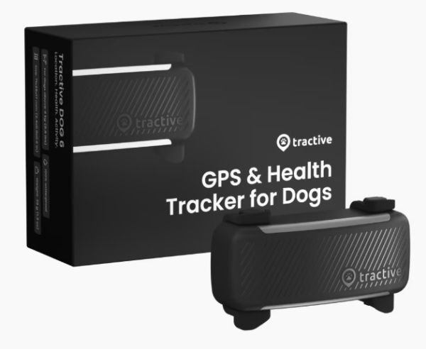 Tractive GPS DOG 6, PET, GPS tracker, Sort - Abonnemang i app | Sällskapsdjur - Hund - Transport & Säkerhet | GameStuff