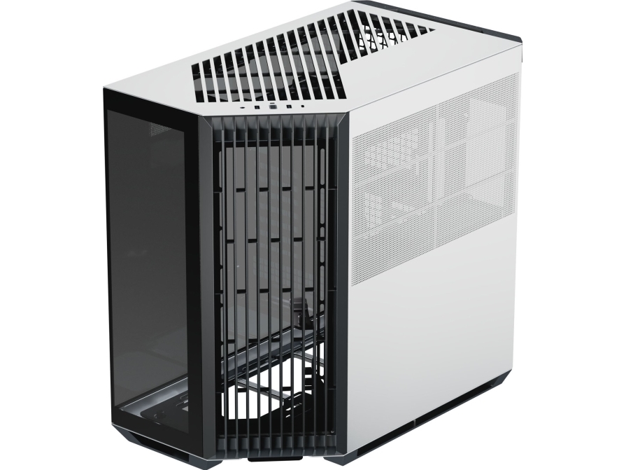Apnx V1 Pc-Gehäuse, Midi-Tower, Atx, Tempered Glass - Schwarz / Weiß (Apcm-Vi01003.M1)