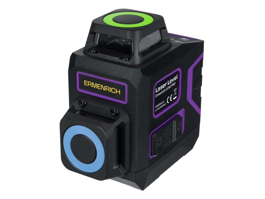 Ermenrich Lv40 Pro Laser-Nivelliergerät Violett
