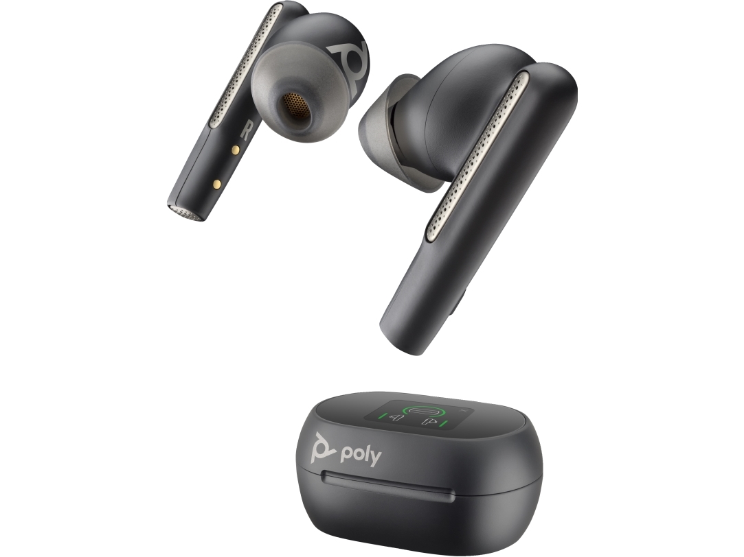 Poly Voyager Free 60+, Trådløs, Kontor/Callcenter, Headset, Sort