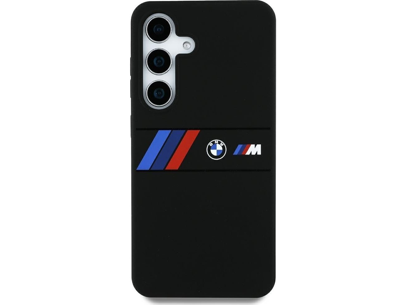 Fodral Bmw Silicone Middle Tricolor Stripes Magsafe För Samsung Galaxy S25 Ultra Black
