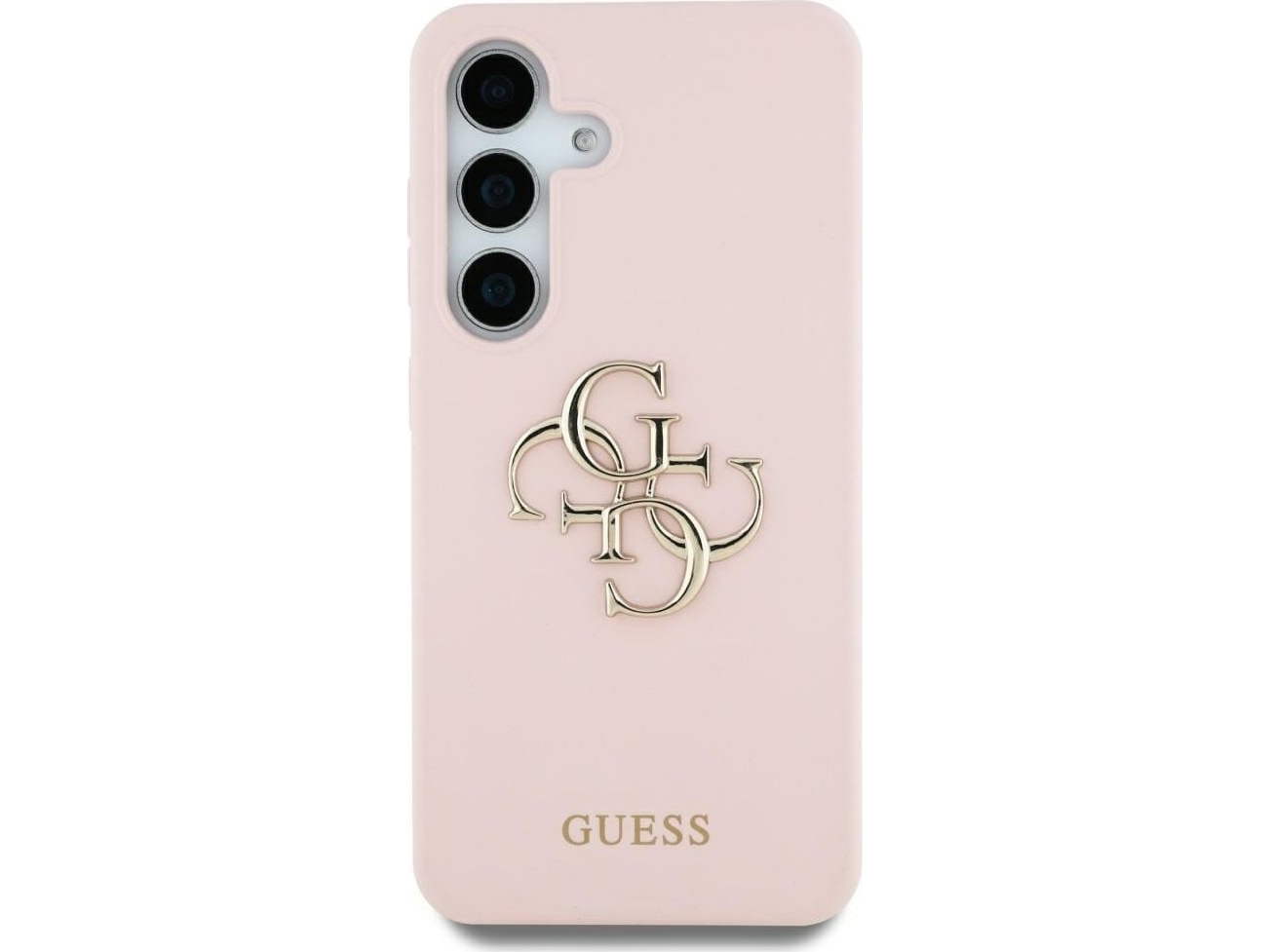 Fodral Guess Silikon Big 4g Logo Bottom Script Samsung Galaxy S25 Ultra Rosa