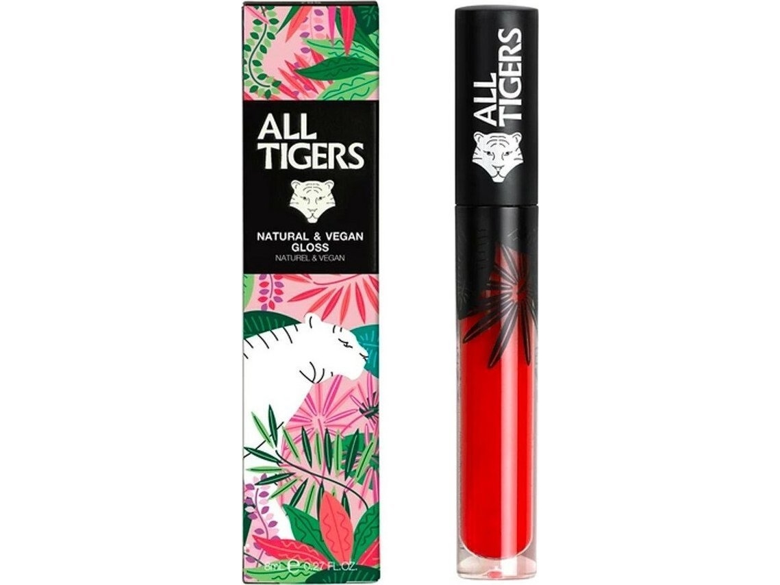 All Tigers All Tigers, Natural & Vegan, Natural, Shining, Lip Gloss, 816, Unleash The Tiger, 8 ml For Women | Smink - Läppar - Läppglans | GameStuff