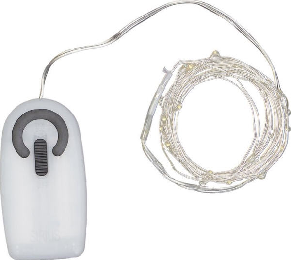 Sirius Home Knirke, Silver, 40 Lamp(S), Warm Comfort Light, Aa, 3.9 M, 0.3 M