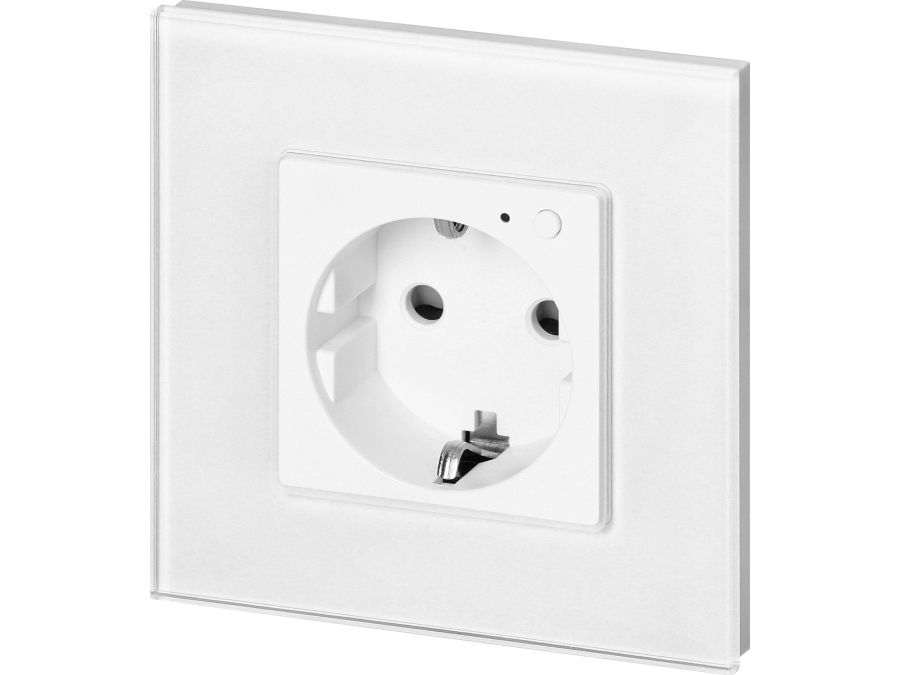 Orno Tuya Smart Wi-Fi enkeluttag, Schuko, vit | Elektrisk utrustning - Svartavlor | GameStuff