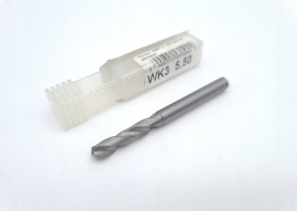 Fanar Hartmetallbohrer Baildon Din 6537 K Wk3 5,5 Mm, Vhm Tialn, 66-28 Mm