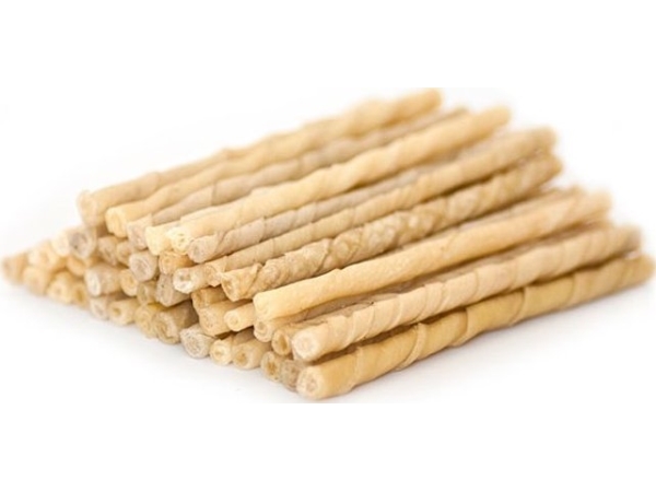 TRAF-O (chips) Twisted stick natur 8 mm, 100 st | Sällskapsdjur - Hund - Hundgodis | GameStuff