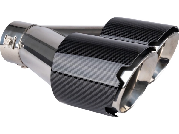 Duslintuvo antgalis 32-52 mm, nerūdijančio plieno, carbon, dvigubas, dešinysis, AMiO‑04070