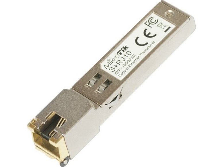 Mikrotik S+Rj10, 10000 Mbit/S, Sfp+, Sfp+, 200 M, Metallisch, 1 Stück(E)