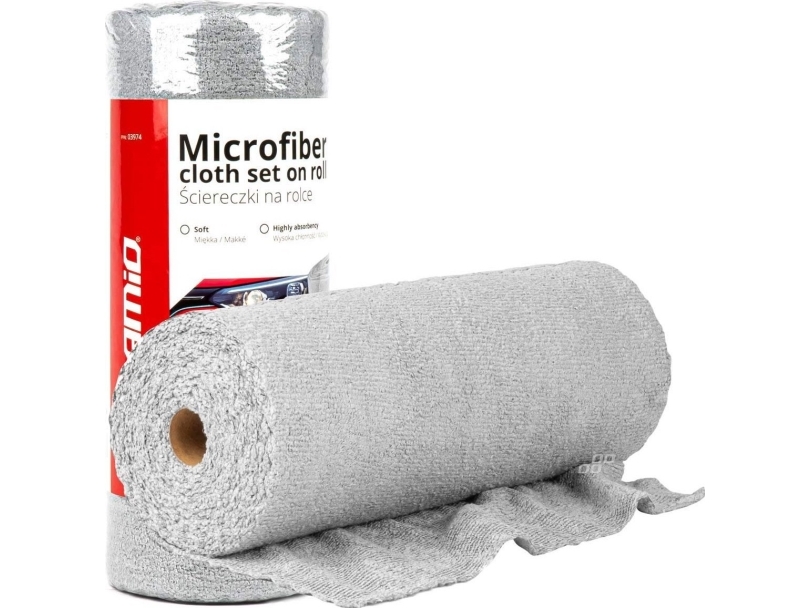 AMiO Mikrofiberhanddukar på rulle 30x30 cm 50 st 120g amio-03974 | Bilvård & Biltillbehör - Exteriör Bilvård - Tvätttillbehör | GameStuff