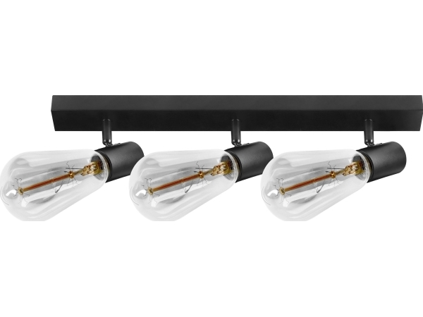 Pendelarmatur Orno Rio Sp 3 Vagg Och Takarmatur E27 Max. 3x60w Ip20 Svart