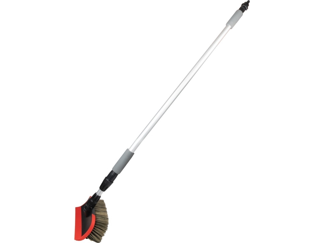 Teleskopinis šepetys su vandens jungtimi 97-160cm AMIO-03955