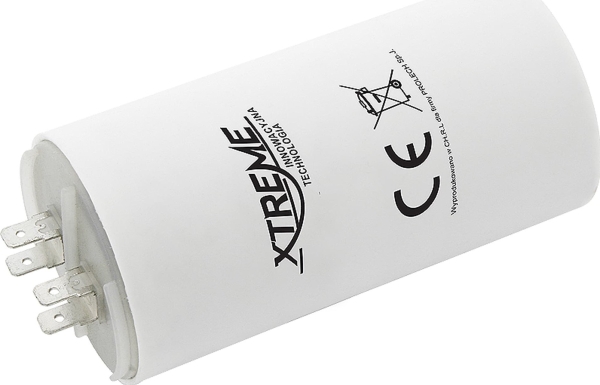 Kondensator til motor/kondensator, 40uF/450VAC, stik