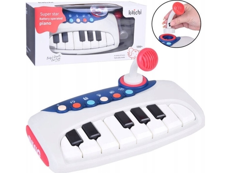 Jokomisiada interaktivt musikinstrument orgelklang med mikrofon