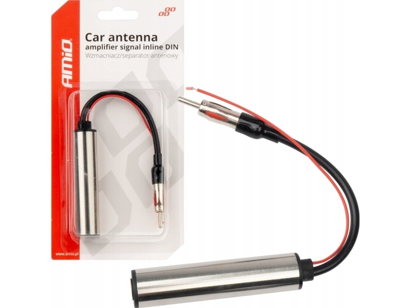 Automobilio antenos signalo stiprintuvas-separatorius DIN AMIO-04132