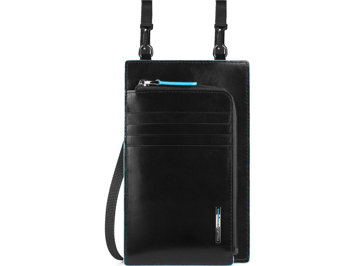 Piquadro Blue Square crossbodytaske sort 11,5 x 19 x 2 cm