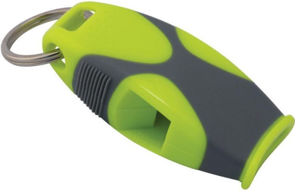 Fox 40 visselpipa med snöre Fox 40 Sharx Safety neon/grå (38162) | Sport & Träning - Säkerhetsutrustning - Belysning | GameStuff