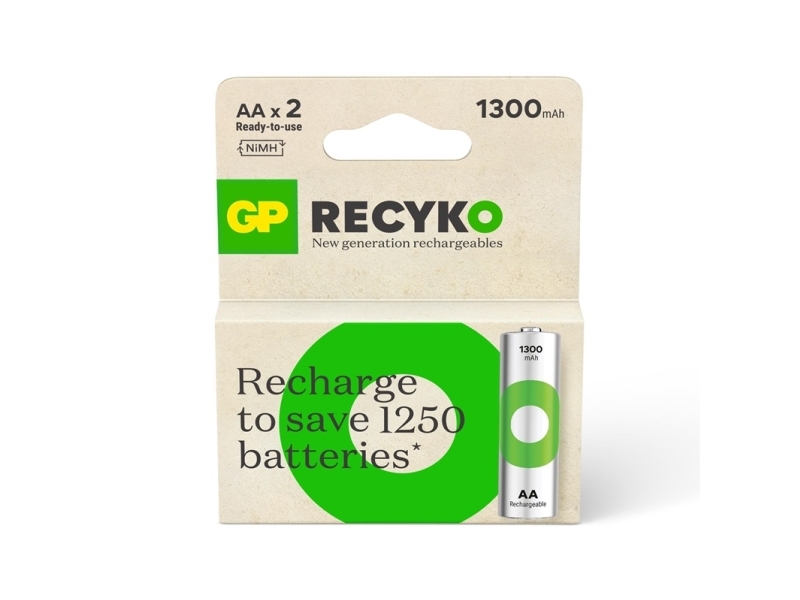 Nicht Gezeigt_V Akkumulatoren Gp Recyko Aa. 1300Mah. 2Pc