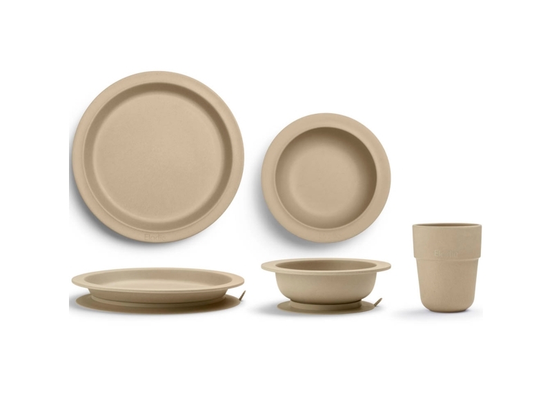 Children's Dinner Set, Pure Khaki