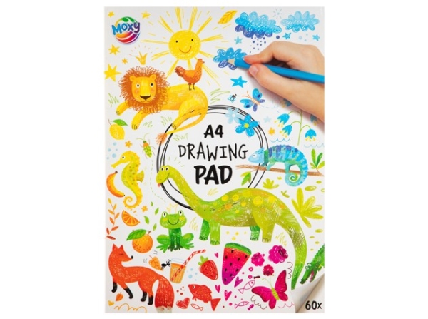 Ritblock A4 vit, 60 ark | Skola & Hobby - Skolböcker & kalkylblad - Lösa ark och block | GameStuff