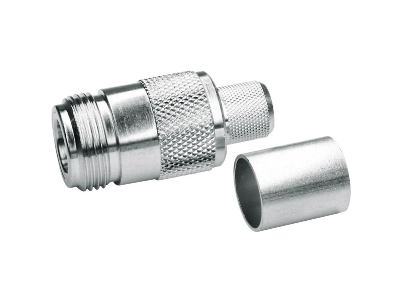 Telegärtner N-Kabelbuchse Crimp G05 Crimp/Crimp, B2905, G05 (Rg-223/U) - 1 Stück (J01021a0146)