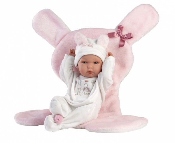 Llorens Llorens 63598 Vinyl babydocka 35 cm Bimba med rosa kudde | Leksaker - Figurer & Dockor - Bebisdockor | GameStuff
