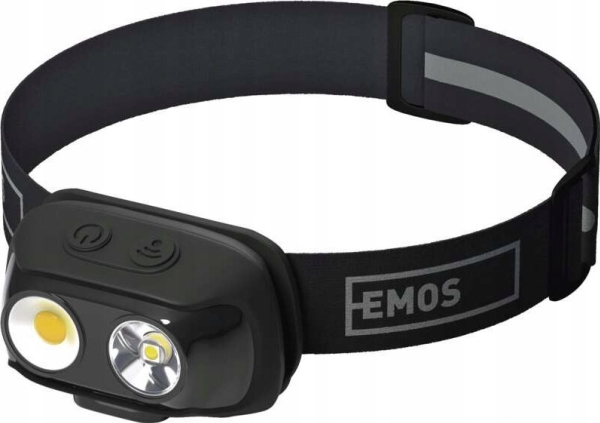 Žibintuvėlis Ant Galvos Įkraunamas, Led, 500Lm, Li-Pol 1200 Mah, Emos
