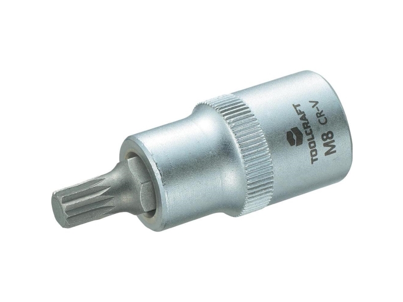 Toolcraft 816087 Multitand (Xzn) Topnuss-Bit-Einsatz 8 Mm 1/2 (12,5 Mm)
