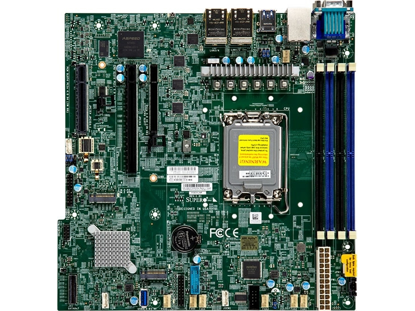 Pyta Gówna Supermicro Supermicro Moderkort X13sch Ln4f Micro Atx Socket 1700 Ddr5 Only Bulk