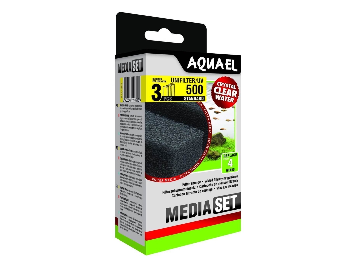 Aquael Unifilter 500, Filterpatron, 3 Stk