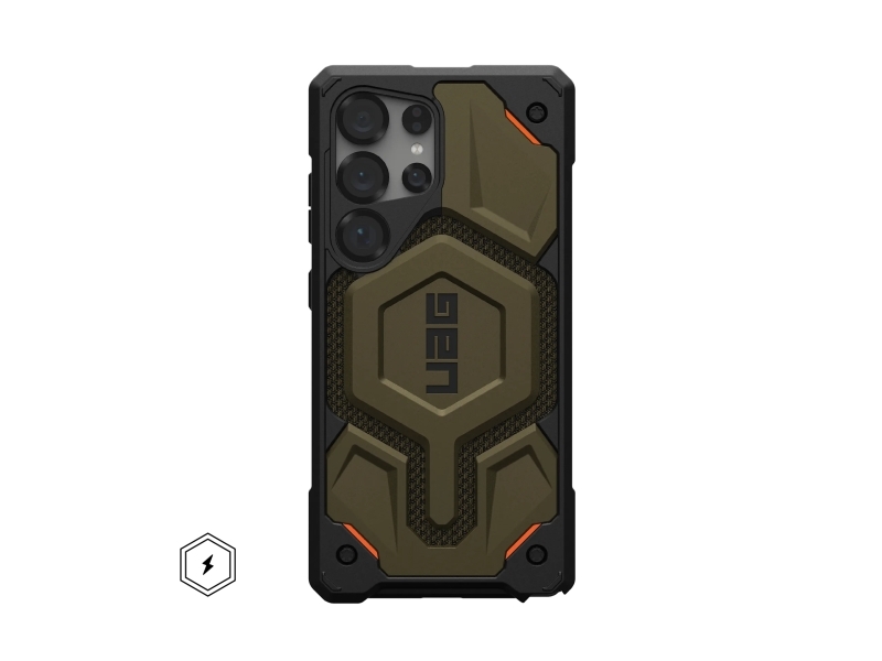Urban Armor Gear Monarch Pro Kevlar Skydd Samsung Galaxy S25 Ultra 17 3 Cm 6 8  " Svart Grön
