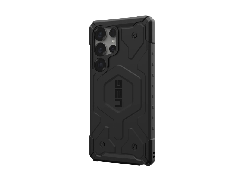Uag Urban Armor Gear Pathfinder Magnet Fodral Med Integrerad Magnetmodul För Samsung S25 Ultra 5g Svart