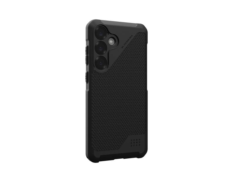 Uag Urban Armor Gear Metropolis Lt Magnet Fodral Med Integrerad Magnetmodul För Samsung S25 Plus 5g Kevlar Svart