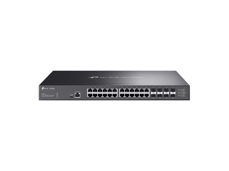 TP-Link Omada SX3832, Administreret, L2/L2+, 10G Ethernet (100/1000/10000), Stativ-montering, 1U