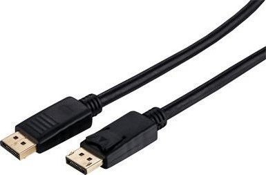 C-Tech Kabelis Displayport 1.2, 4K@60Hz, M/M, 0,5M