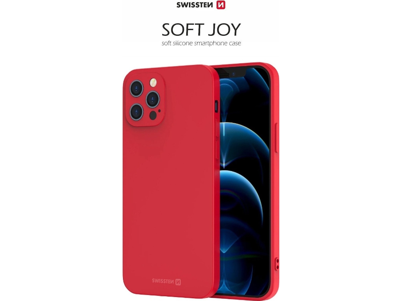 Swissten Soft Joy Dėklas, Skirtas Iphone 14 Raudona
