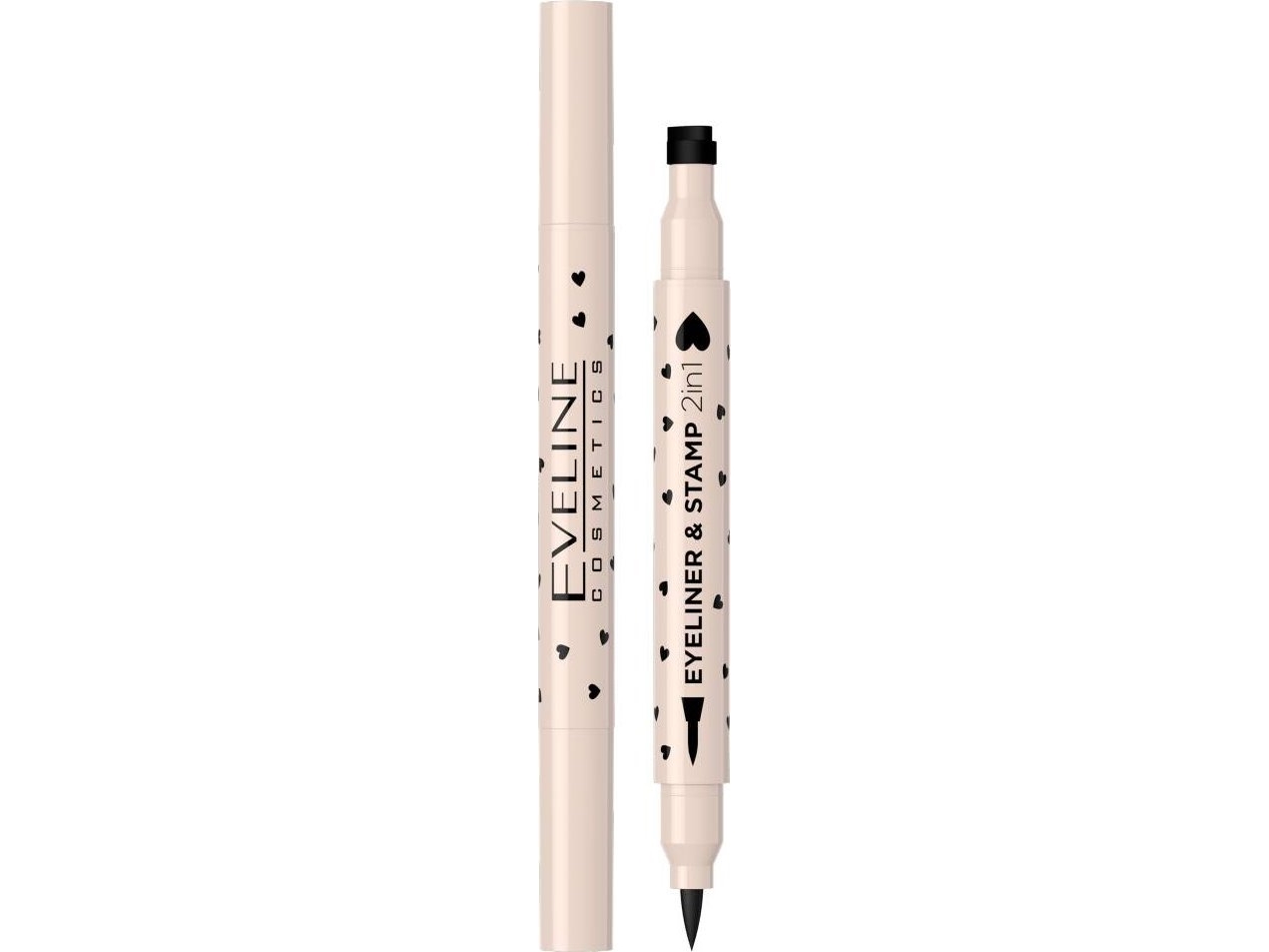 Eveline_Eyeliner &Amp Stempel W Pisaku 2W1 01 Serce
