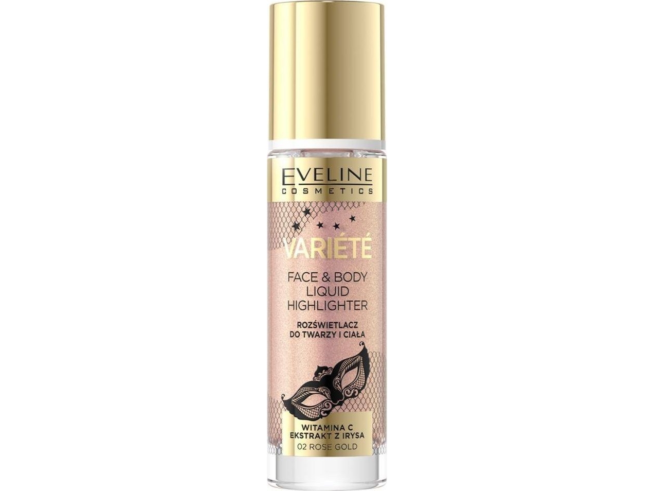 Eveline_Variete Liquid Highlighter Für Gesicht Und Körper 02 Rose Gold 30Ml