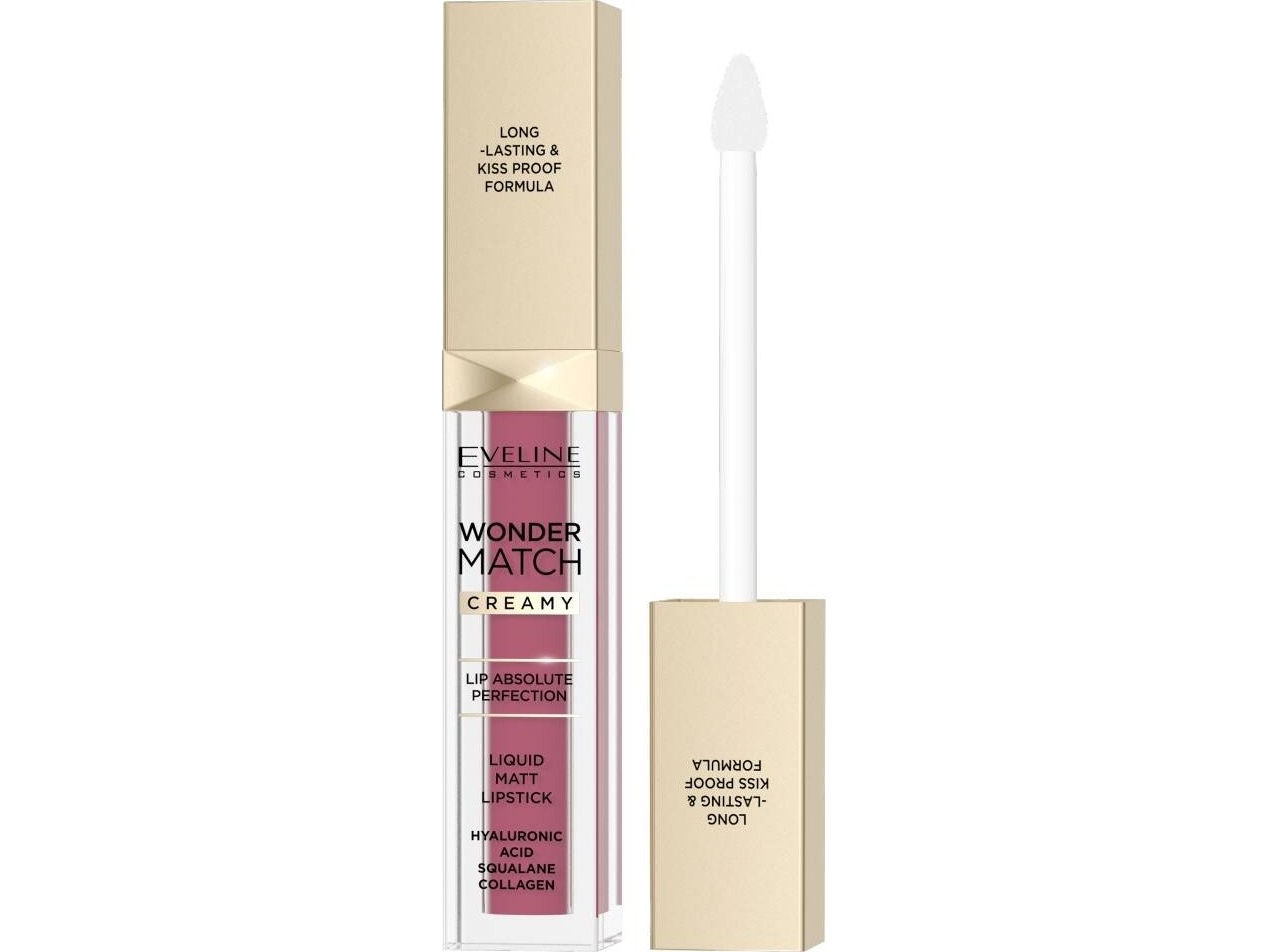 Xxxx__Eveline Cosmetics (Eveline) Eveline Wonder Match Mat Flydende Læbestift 03 Mauve 6,8 Ml
