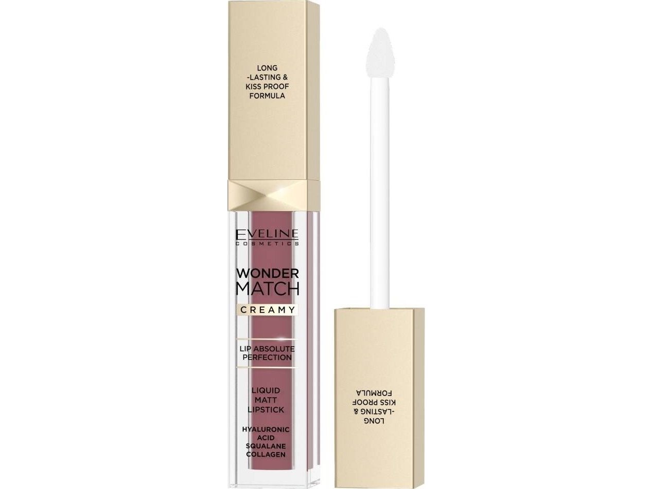Xxxx__Eveline Cosmetics (Eveline) Eveline Wonder Match Mat Flydende Læbestift 02 Candy 6,8 Ml