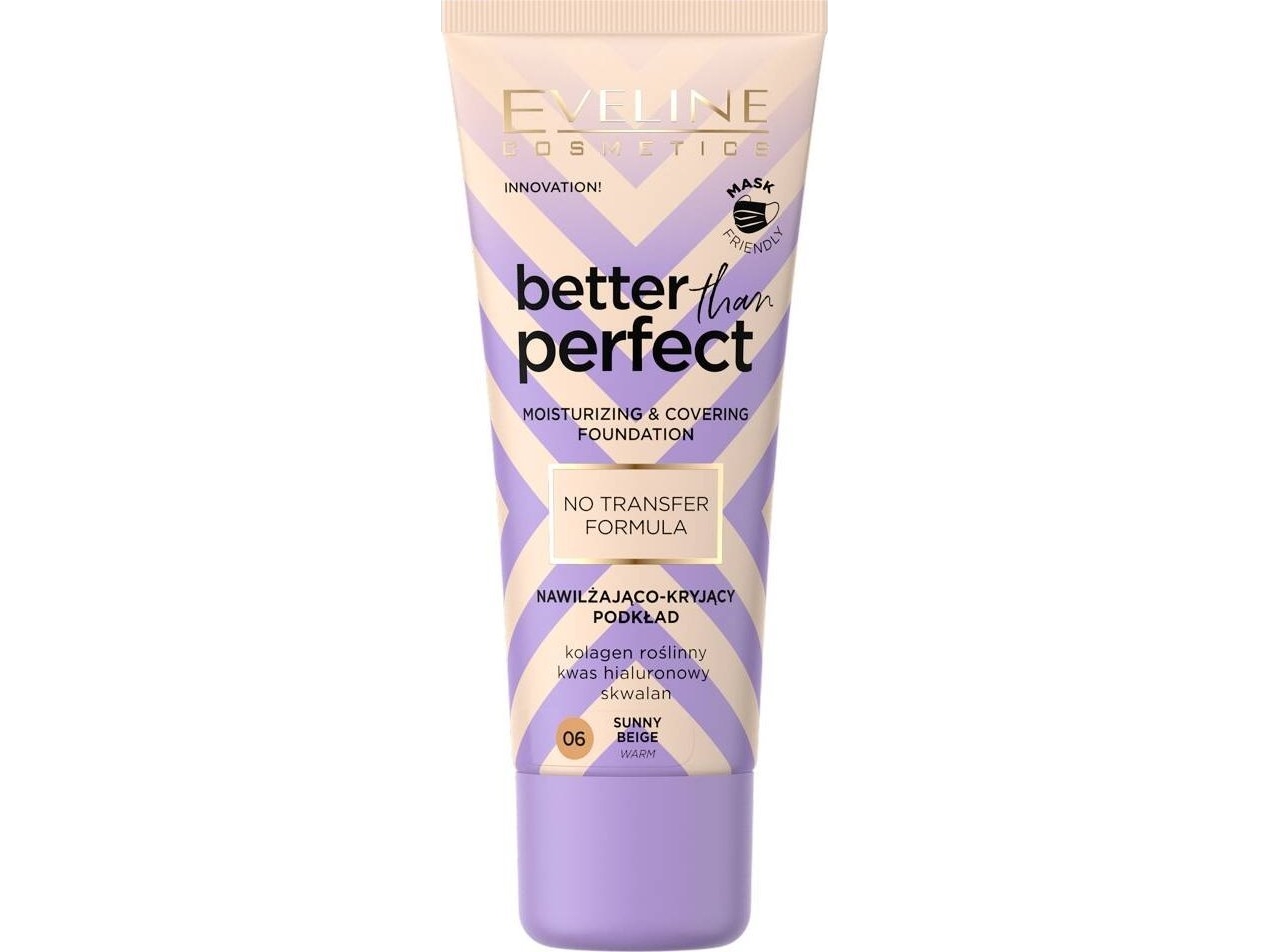 Xxxx__Eveline Cosmetics (Eveline) Eveline Better Than Perfect Fugtgivende Og Dækkende Foundation 06 Sunny Beige 30Ml