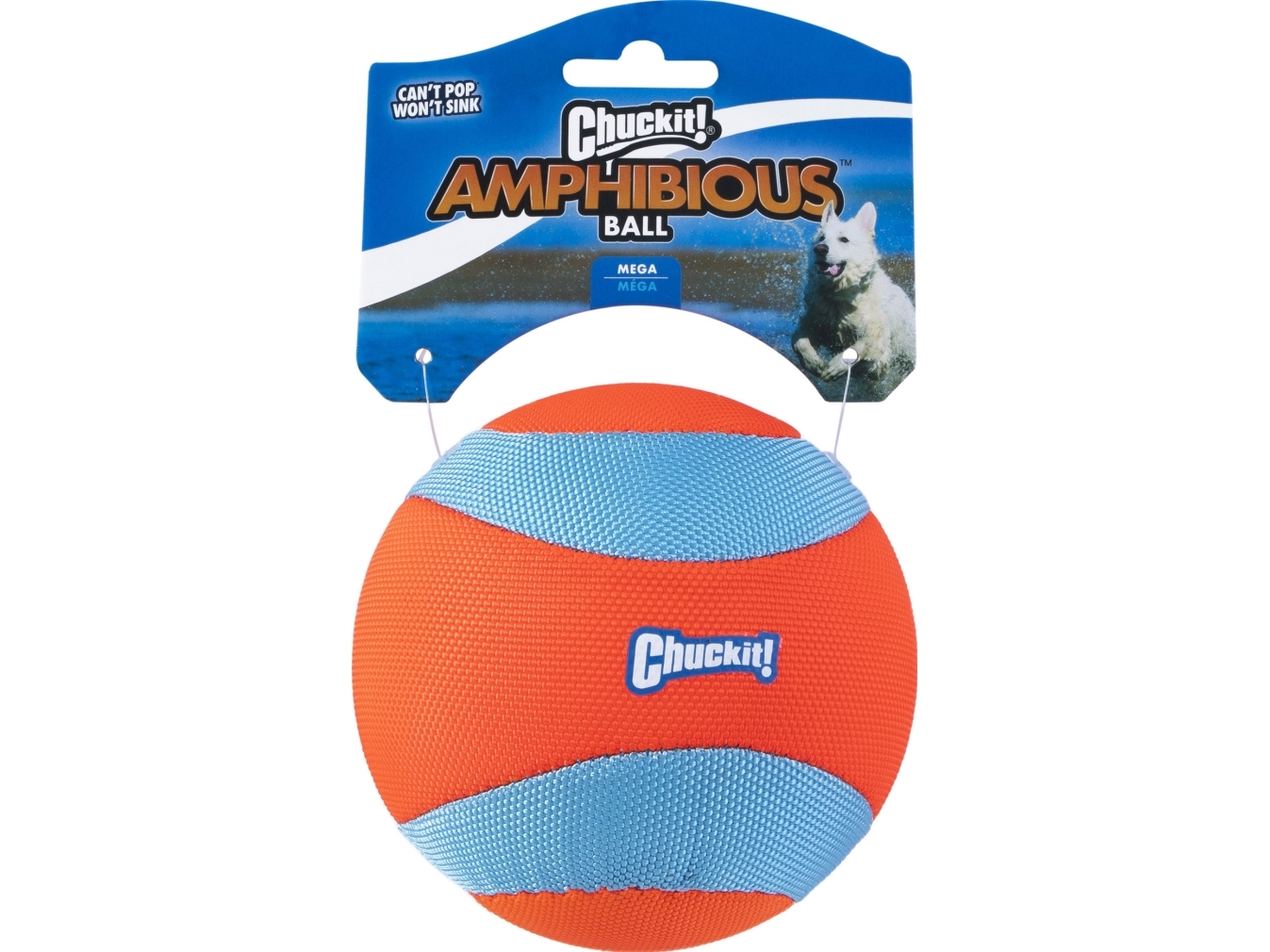 CHUCKIT Amphibious Mega Ball | Sällskapsdjur - Hund - Leksaker & Aktivering | GameStuff