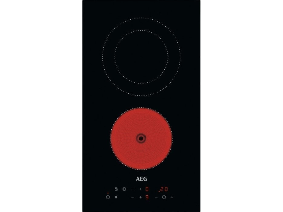 Aeg Hrb32310cb, Sort, Indbygget, 29 Cm, Keramisk, Keramisk, 2 Zone(S)