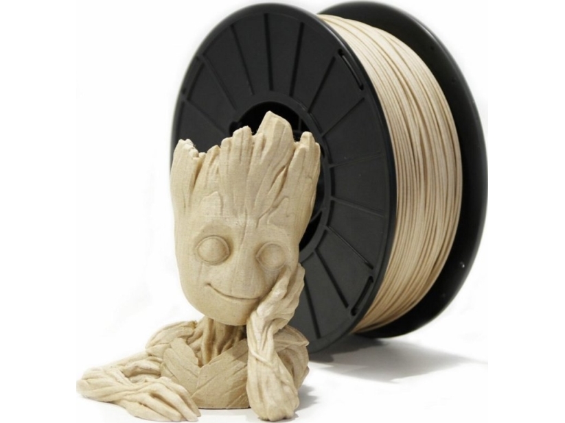 Filalab Plastikas Filalab Fiber 75mm 1kg Wood
