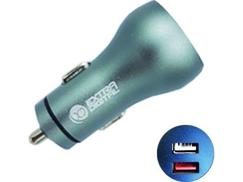 Extra Digital Kfz-Ladegerät Usb 2.0+ Usb 3.0: 12V-24V 30W Qc3.0