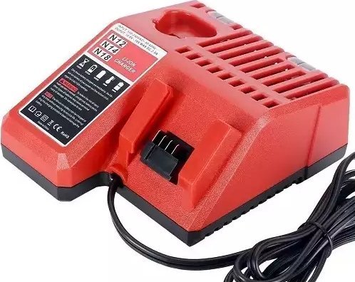 Extra Digital Charger For Milwaukee Power Tool Batteries N12, N14, N18 10.8V-18V 3A Li-Ion