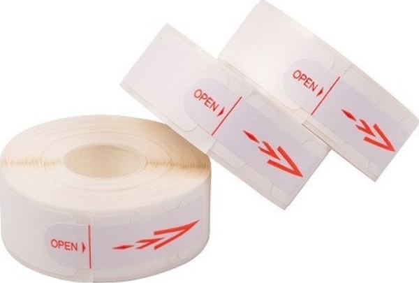 Hismart Etikettenbänder Für Thermodrucker, 30 Mm X 12 Mm, 3 Rollen