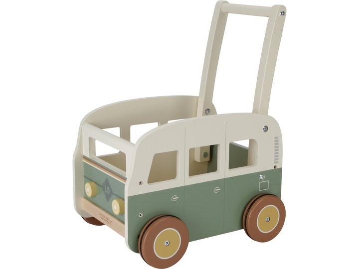 Gåvogn baby fra Little Dutch, pink folkevogn Fra 1 år